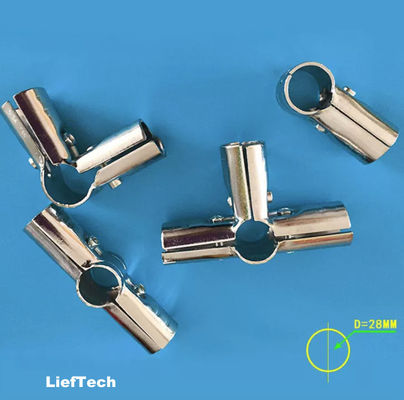 Structure modulaire raccords pour tuyaux de déchets de chrome pour rack de stockage