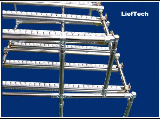 Joints pivotants métalliques parallèles haute durabilité pour système de support de tuyauterie rotatif