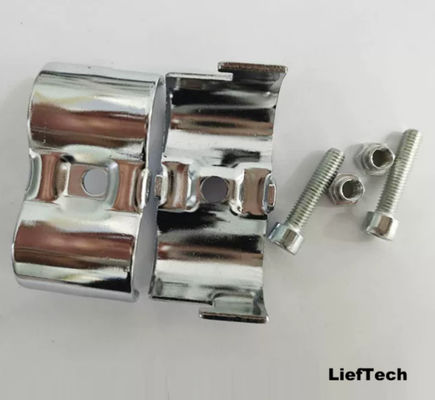 Connecteur à double tuyau en acier laminé à froid CRS pour tuyau en chrome de 28 mm