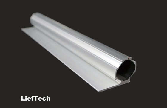 Pipe en alliage d'aluminium en forme de L
