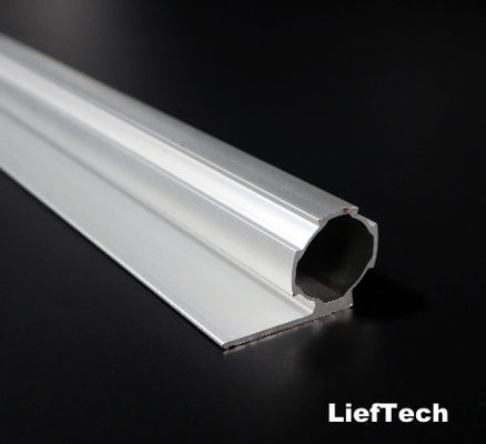 Pipe en alliage d'aluminium en forme de L