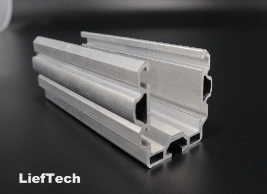 6063 T5 Profiles d'extrusion en aluminium OD 28 mm 60x55 Pipe en aluminium à faible résistance