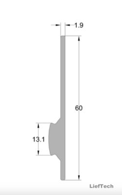 Pipe à profil d'aluminium avec assemblage de tournevis de bord de retenue