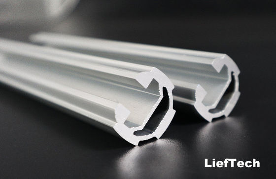 OEM Tubes en aluminium anodisé de 19 mm de diamètre avec rainure