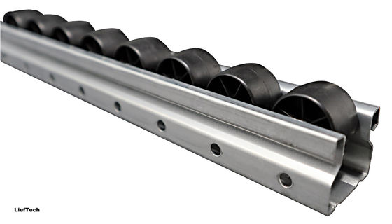 Composant de rack à débit de roue élargi