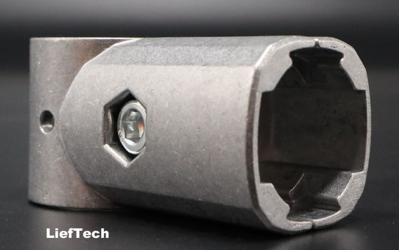 Connecteur de tuyau en alliage d'aluminium à fonte sous pression OEM en forme de T