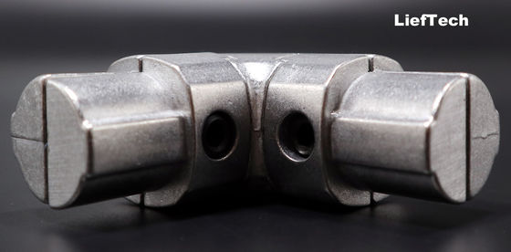 Connecteurs pour tuyaux en aluminium argenté Connecteur interne pour coins en aluminium