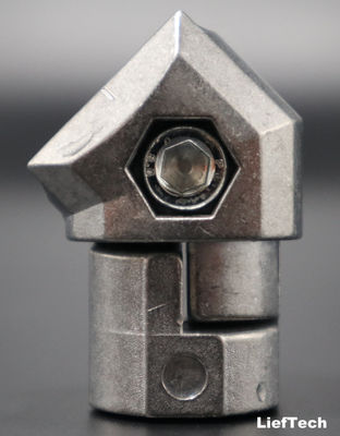 en aluminium 45 degrés Pipe joint fixation cadre industriel 0,052kg / pièces