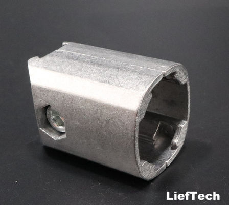 Joints en alliage carré en aluminium T T3-T8 pour tuyaux en aluminium de 28 mm
