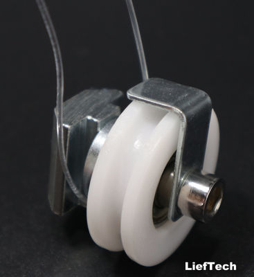 Coulée sous pression en aluminium U Groove Pipe Wheels T Slot Profile avec glisser
