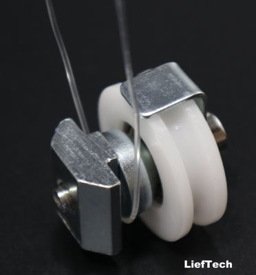 Coulée sous pression en aluminium U Groove Pipe Wheels T Slot Profile avec glisser