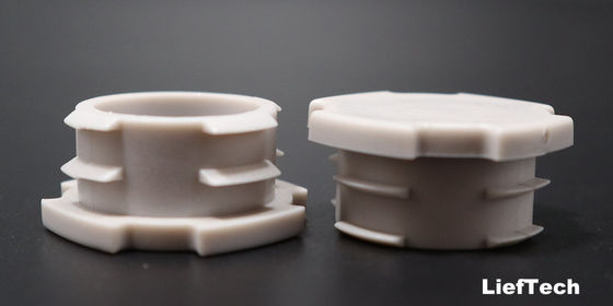Décoratif et de protection Tubes en aluminium Caps de bout en plastique Anodisé