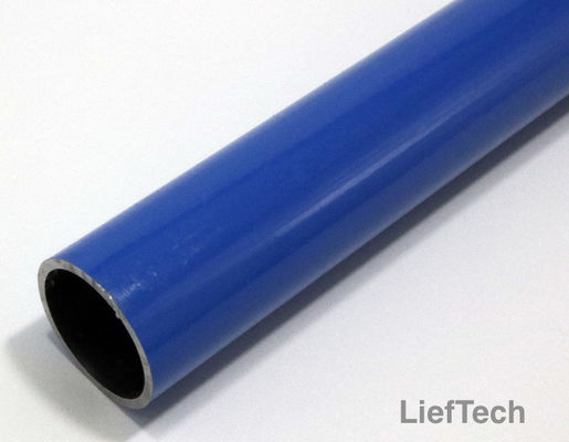 Pipe en acier enduit en PE de 4 mètres, tubes en acier enduits en plastique de 1,2 mm