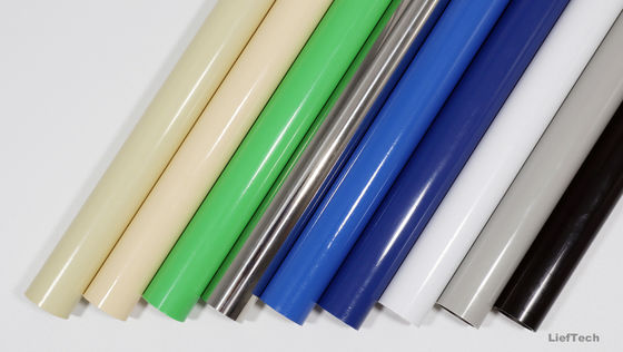 Pipe en acier enduit en PE plastique 1,5 mm d'épaisseur Traitement antirouille