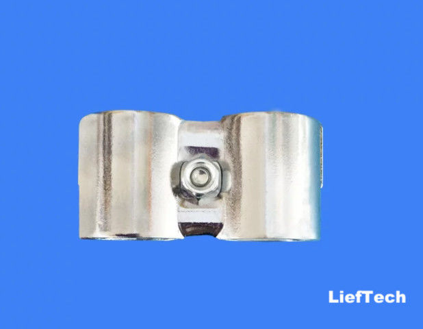 Connecteur à double tuyau en acier laminé à froid CRS pour tuyau en chrome de 28 mm
